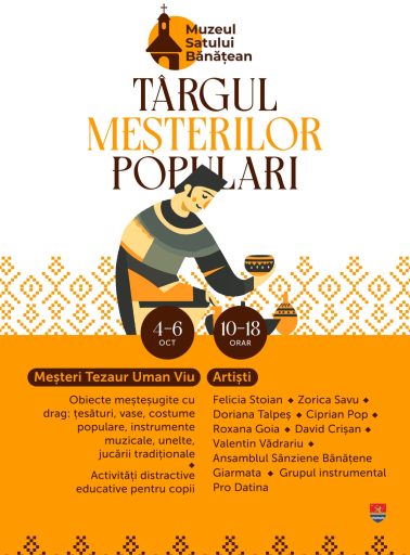 Afiș Târgul Meșterilor Populari ediția a XXIV-a